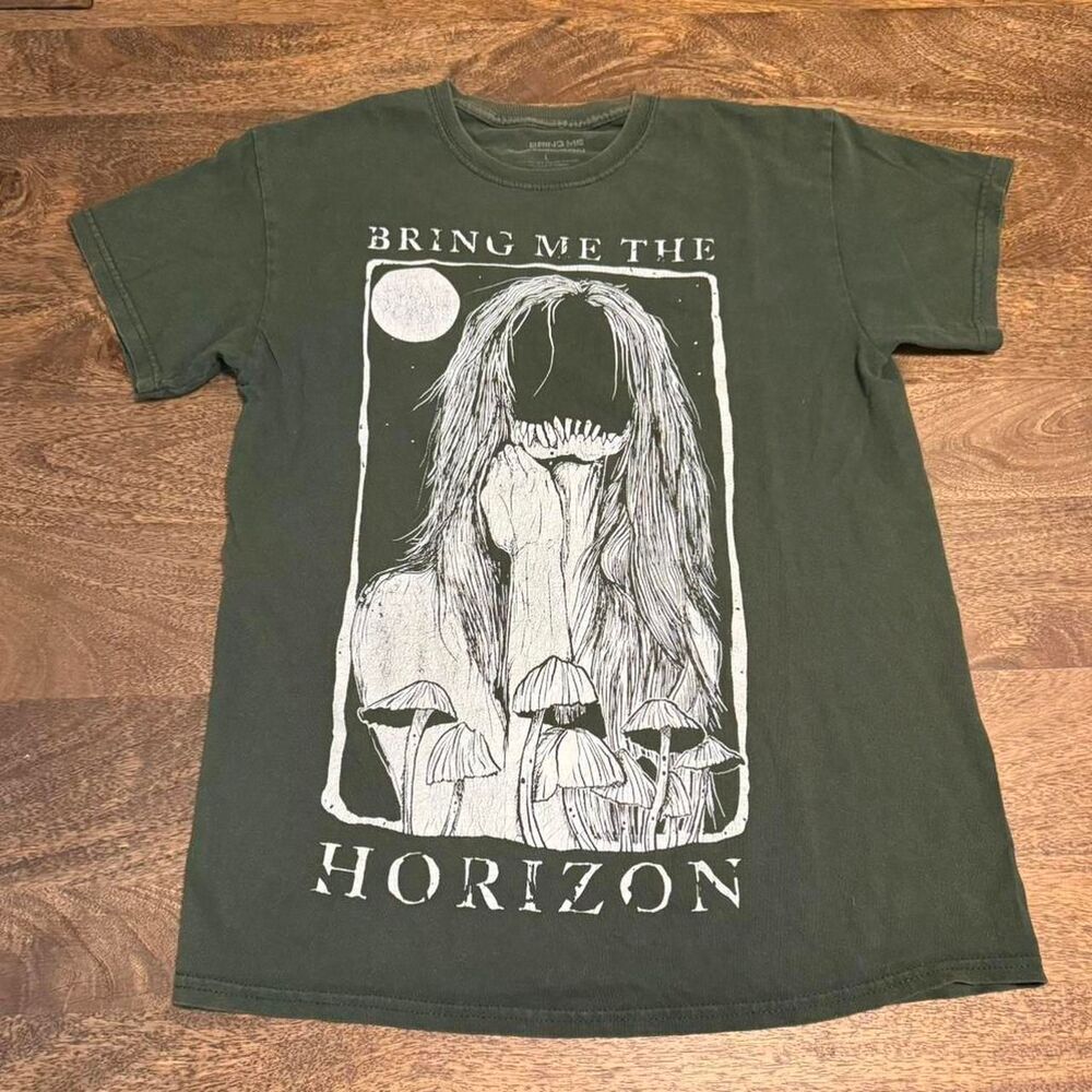 Unbranded Men's Green and Black T-shirt